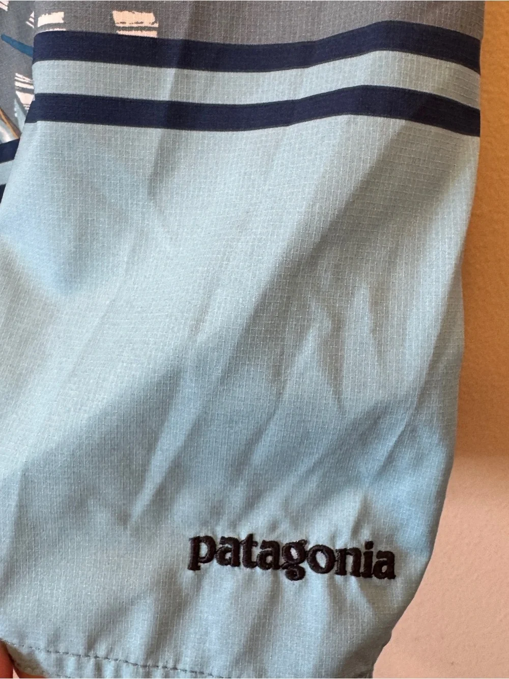 Patagonia Mens‎ Wavefarer Board Shorts Size 38 Floral Swim Trunks Tropical Beach